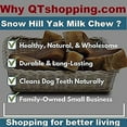 thumbnail image 4 of Snow Hill Himalayan Yak Cheese Dog Chews Best Fit Large Dog Below 40 lbs, Long Lasting Odor Stain Gluten GMO Free Protein-Rich Yak Golden Cheese Bone Treat Improved Oral Health - Made In Himalayas, Ne, 4 of 9