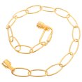 thumbnail image 1 of Miangastore Metal Chain Decor Golden 1Pack 23.6x1.97in, 1 of 9