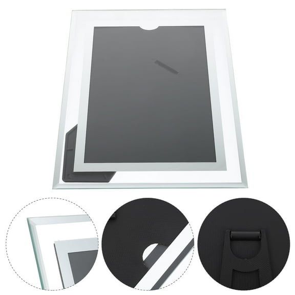 FUEENIRVA Photo Frames for Desk Crystal Transparent Home Decoration 1Set