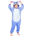 thumbnail image 3 of Conjuntos de pijamas de dibujos animados de Kigurumi Stitch, monos de animales para niños, mono para niñas y niños, disfraces de Cosplay de Anime, Navidad y Halloween, 3 of 4