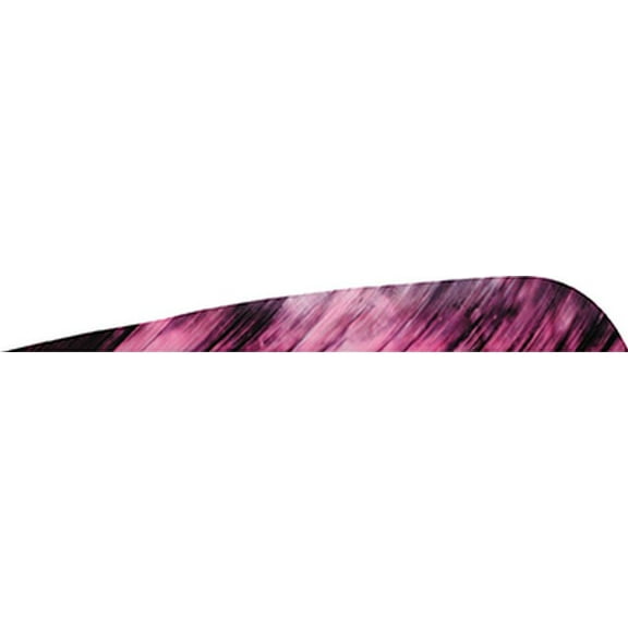 Gateway Feather 400LPTPP-50 Parabolic Feathers Tre Purple 4" Left Wing 50pack