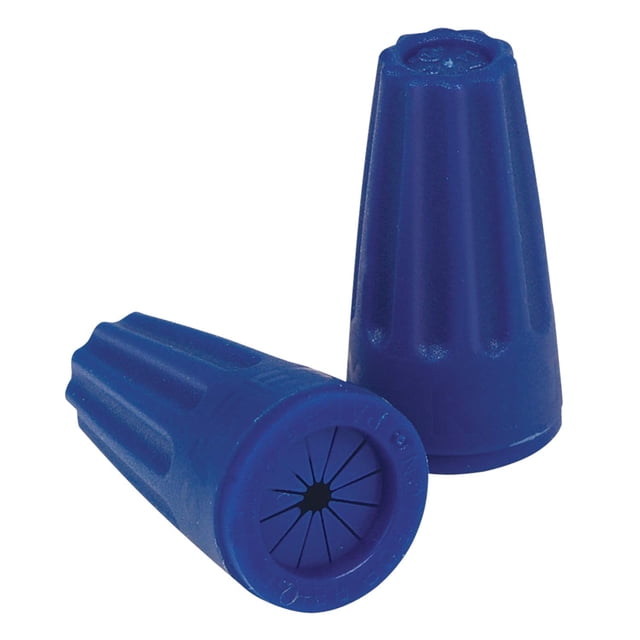 King Innovation 10241 100 pack waterproof DryConn Low Voltage Wire Connector, Blue