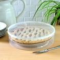 thumbnail image 3 of Youngever Plastic Pie Container, 11 Inch, Fresh Pie Keeper, Cupcake Carrier, Clear Round Food Storage Container with Lid, Food Container for Cupcakes, Cookies, Cheesecakes, 3 of 4