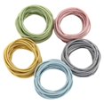 thumbnail image 1 of 100PCS Hair Band Bulk Solid Color Hair Rubber Band Ponytail Holder for Fine Hair, 1 of 8