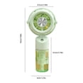 thumbnail image 3 of Rechargeable Handheld Misting Fan, Portable Cooling Device With Adjustable Angle and Transparent Water Tank, for Travel and Outdoor Use, Green, 3 of 6