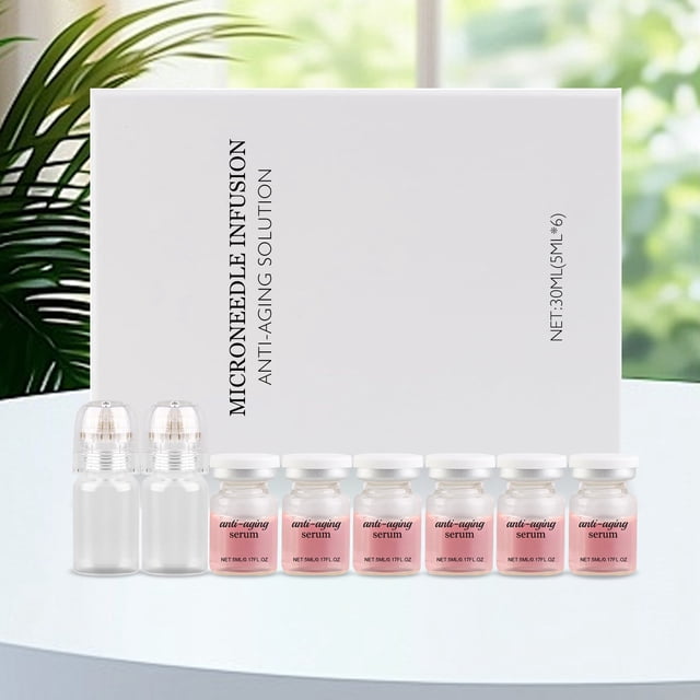 Set de acupuntura inyectable Essence Beauty, hidratante profundo, suavizante de arrugas, para todo tipo de piel. 6 frascos de 5 ml. Set hidratante y reafirmante.