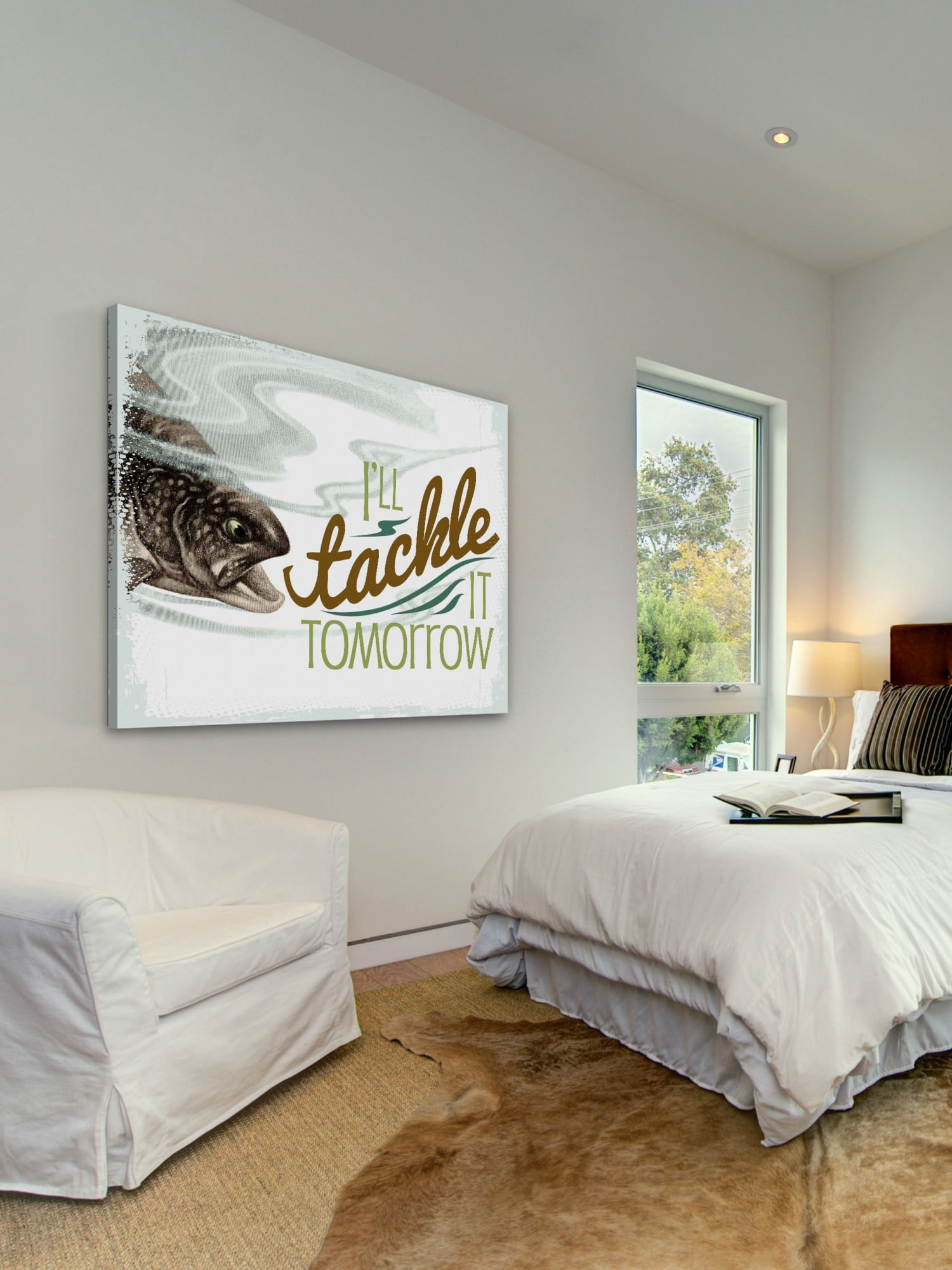 Marmont Hill Tackle It Tomorrow by Saturday Evening Post Painting Print on Canvas