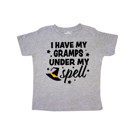 

Inktastic I Have My Gramps Under My Spell with Cute Witch Hat Gift Toddler Boy or Toddler Girl T-Shirt
