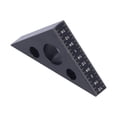 thumbnail image 2 of Rdeghly Measuring Tool,45 Degree Triangle Ruler Aluminum Alloy 15mm Thickness Measuring Tool For Woodworking,45 Degree Triangle Ruler, 2 of 8