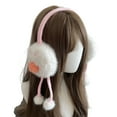 thumbnail image 3 of RUISINERY Novelty Plush EarMuffs for Women and Kids Ear Warmer Funny Eyes Lips Furry Headband for Christmas New Year Gifts, 3 of 9