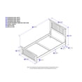 thumbnail image 5 of Nantucket Traditional Bed with Matching Foot Board, Multiple Sizes, Multiple Colors, 5 of 5