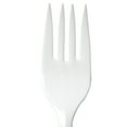 thumbnail image 3 of Dixie Medium-Weight Disposable Plastic Forks, PFM21, White, 1000 Count, 3 of 5