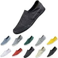 thumbnail image 2 of XIMIN Mens Leisure Loafers Slip-On Flat Shoes Comfortable Slip on Shoes Cap Toe Breathable Walking Spring Autumn Loafers Casual Fashion Moccasins, 2 of 6