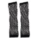 thumbnail image 1 of KAKOWELY 1 par de guantes largos de malla con diamantes de imitación, sin dedos, para disfraz de cosplay, para mujer, accesorios brillantes para club nocturno., 1 of 5