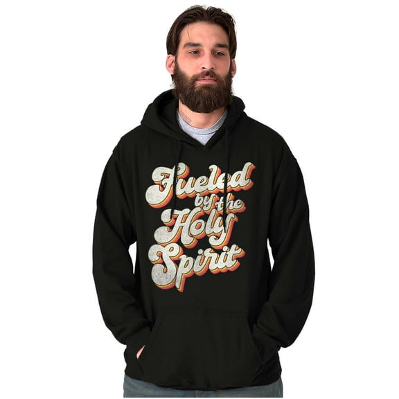 Christian Fueled by the Holy Spirit Hoodie Sweatshirt Women Men Brisco Brands S