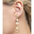 thumbnail image 5 of Pendientes largos de perlas Pendientes colgantes de gota para mujer Pendientes de perlas Pendientes colgantes de perlas Pendientes de tuerca Regalo de joyería Pendientes de boda, 5 of 5