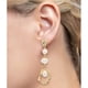 thumbnail image 5 of Pendientes largos de perlas Pendientes colgantes de gota para mujer Pendientes de perlas Pendientes colgantes de perlas Pendientes de tuerca Regalo de joyería Pendientes de boda, 5 of 5