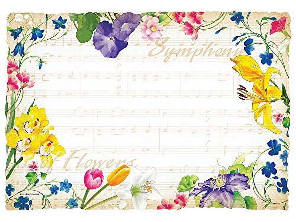 Hoffmaster Yellow Paper 9.75" x 14" Table Place Mat (50 Per Pack )