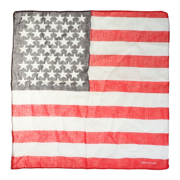 SIEYIO New Fashion Unisex US Flag Scarves Bandanas Hip-hop Dance Travel for Head Scarf