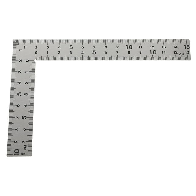 Escuadra de carpintero de 10 x 15 cm, herramienta de medición para carpintería, escuadra de carpintero profesional