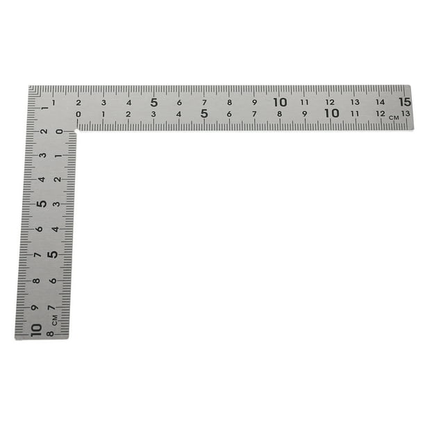 Escuadra de carpintero de 10 x 15 cm, herramienta de medición para carpintería, escuadra de carpintero profesional