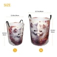 thumbnail image 3 of Cauagu White Red Cat Couple for Laundry Basket,Collapsible Organizer Basket for Storage Bin Toy Bins Gift Baskets Bedroom Clothes Children Nursery Hamper -Medium, 3 of 7
