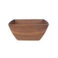 thumbnail image 2 of Luxe Party Mahogany Collection Large 9 inch Square Serving Bowl, 2 of 6