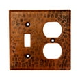 thumbnail image 3 of Premier Copper Products SCOT Combination Switchplate with 2 Hole Outlet and Single Toggle Switch, 3 of 3