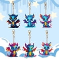 thumbnail image 3 of Llavero Diamond Art 6 Piezas La Vida Dinosaurio Doble Cara Forma Especial Lindo, 3 of 9
