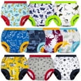 thumbnail image 1 of BIG ELEPHANT Pantalones de Entrenamiento para Bebés Niños, Ropa Interior de Entrenamiento Suave de Algodón para Niños Pequeños, Paquete de 10, Talla 5T, 1 of 10