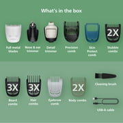 Philips Norelco All-In-One 19-Piece Trimmer 5000 Series - Electric Shaver and Clipper, MG5965/49