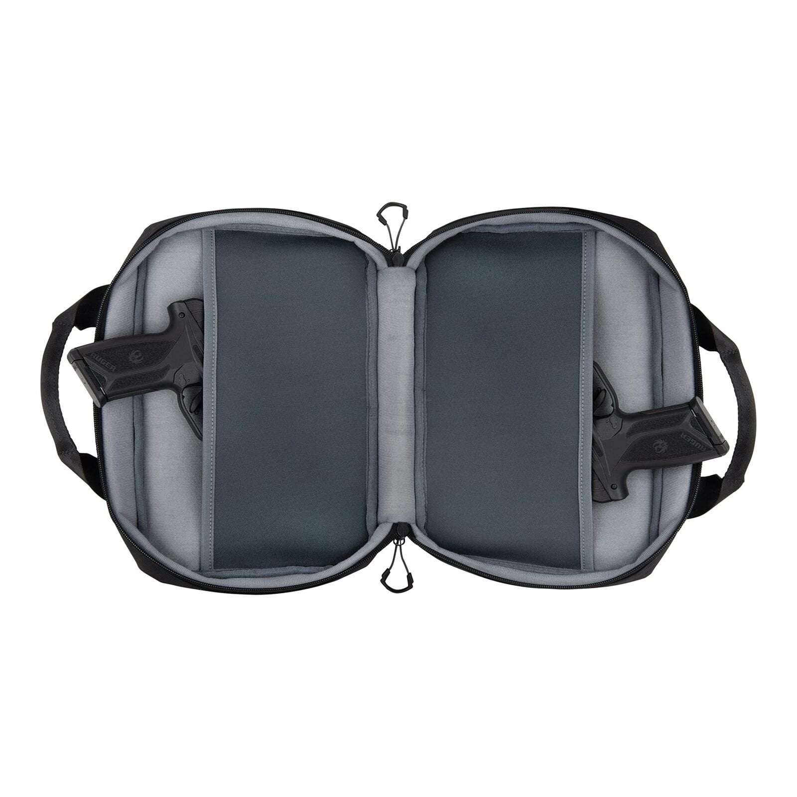 Allen Company Double Pistol Bag, 2-Sub Compact Handguns Under 6 In, Black