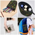 thumbnail image 5 of Kdxio Telescopic Pencil Bag Pen Holder Stationery Case,Stand-up Retractable Transformer Bag Organizer for Christmas Holiday(Carnival Mardi Gras3), 5 of 6