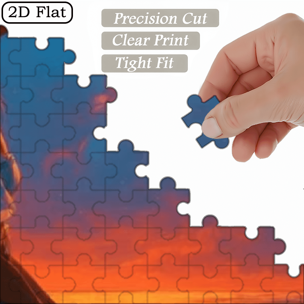 A Box of (1000pcs) Adult Puzzles, Character Landscape Theme, High Difficulty, Suitable for Adults, Family Entertainment, Home Decoration.29.4*19.6 in