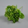 thumbnail image 2 of Girlsshop Simulated Love Bean Plastic Flower Handle Flower Accessories Decorative Bouquet,green, 2 of 9