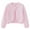 Pink, variant on Coerni Girls Bolero Cardigan Toddler Baby Long Sleeve Knitted Shrug Button Closure Lace Cropped Sweaters Cotton Shawl Outwear