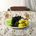 thumbnail image 3 of Autumn Pumpkins Tablecloth, Pumpkins and Flowers On A Pastel Pink Background Fall Themed Table Cover for Thanksgiving Decor Kitchen Dinning, Rectangle60x102, 3 of 6
