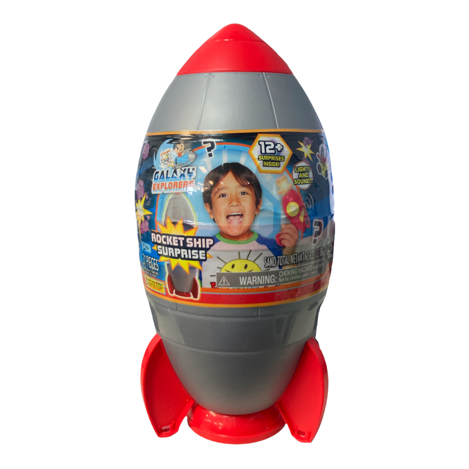 Ryan's World Galaxy Explorers Rocketship 12+ Surprises Playset 31 Pieces -  