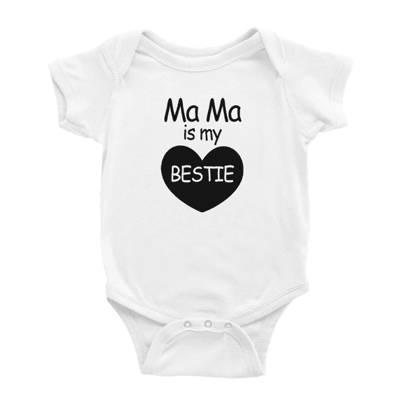 Mama Is My BESTIE Baby Outfits For Boys Girl Newborn Clothes