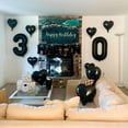 thumbnail image 4 of Heart Shaped Foil Balloons,Black 10 Piece Party Decorations Set with Ribbon Pump, Reusable Wedding Birthday Valentine's Day Decoration, Adult Celebration Romantic Aluminum Balloons., 4 of 6