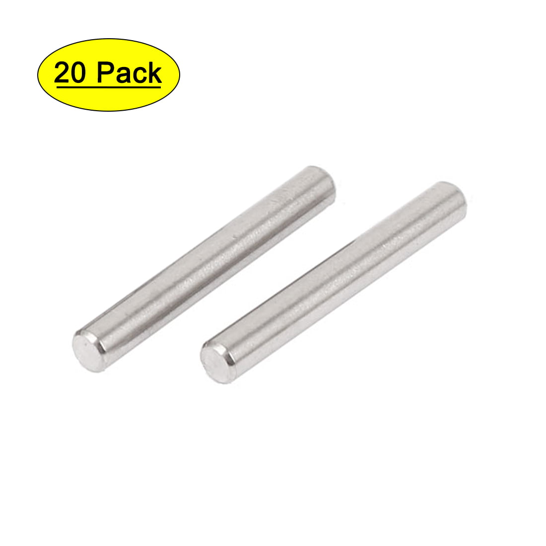18-8 Stainless Steel Metric Dowel Pins M4 Dia x 36 mm Length 20 Pieces 