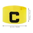 thumbnail image 2 of WHAMVOX 6Pcs Captain Bands Soccer Adult for Training Assorted Color Elastic Fit Durable, 2 of 8