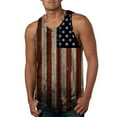 thumbnail image 1 of DPTALR T-Shirt Décontracté Sans Manches pour Homme Summer Independence Day 3D Print Numérique, 1 of 5