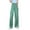 Green, variant on Dressy Pants for Women Spring Plain Wide Leg Drawstring High Waist Trouser with Pocket Casual Workwear Clothes