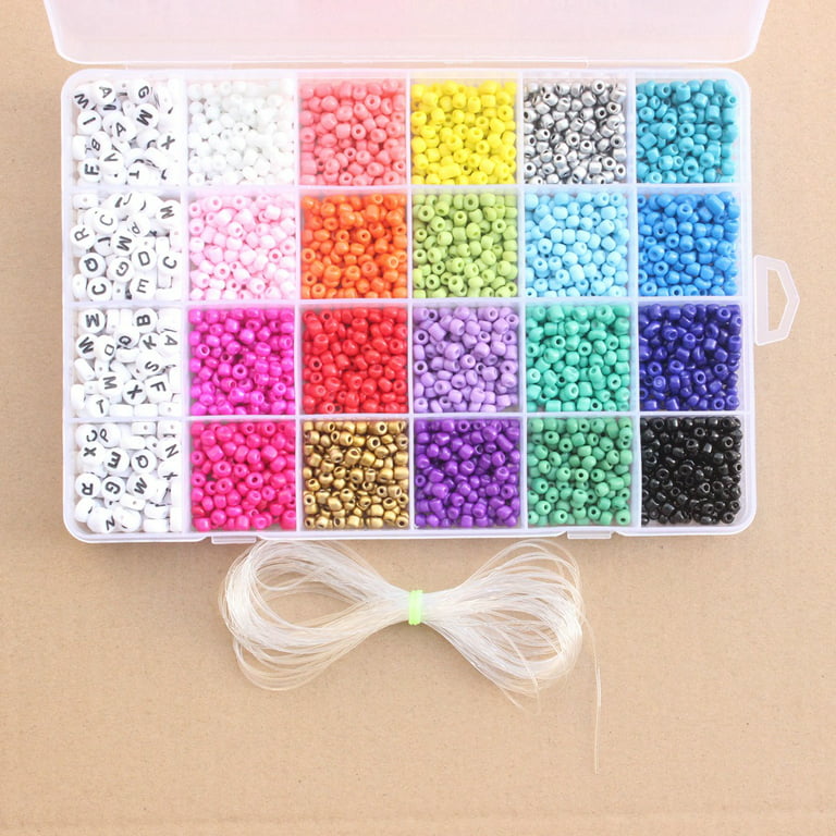 Acrylic Multi Color Cross Beads  Jewelry Making Supplies – Small