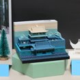 thumbnail image 1 of RWJDXD Novelty Creation Figurines 3D Note Calendar Decoration Crafts Building Model Gift Paper Carving Memo Pad Miniatures Room Decor, 1 of 1