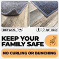 thumbnail image 3 of FIXABE Rug Grippers for Area Rugs – 8-Pack Heavy Duty Non Slip Rug Pads Compatible with All Floor Types – Carpet Tape Holders for Hardwood Floors Rug Corners to Hold Rug Down – Easy DIY Installation, 3 of 8