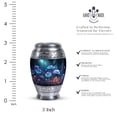 thumbnail image 2 of Flower In Forest Mini Urns, Keepsake Urns For Human Ashes, Funeral Urns For Adult Ashes Men, Memorial Keepsakes For Ashes, Small Urn For Ashes Adult Male 3inch, 1pcs, Cremation Urn For Ashes For Women, 2 of 5