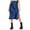 Navy, variant on UFOUND Womens High Waist Skirt Solid Color Satin Skirt Zipper Elegant Skirt Comfy