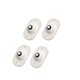 thumbnail image 1 of Mini ruedas giratorias autoadhesivas de acero inoxidable de 4 piezas - Polea giratoria para botes de basura y cajas de almacenamiento, ruedas silenciosas pequeñas giratorias de 360 ​​​​° JM, 1 of 5